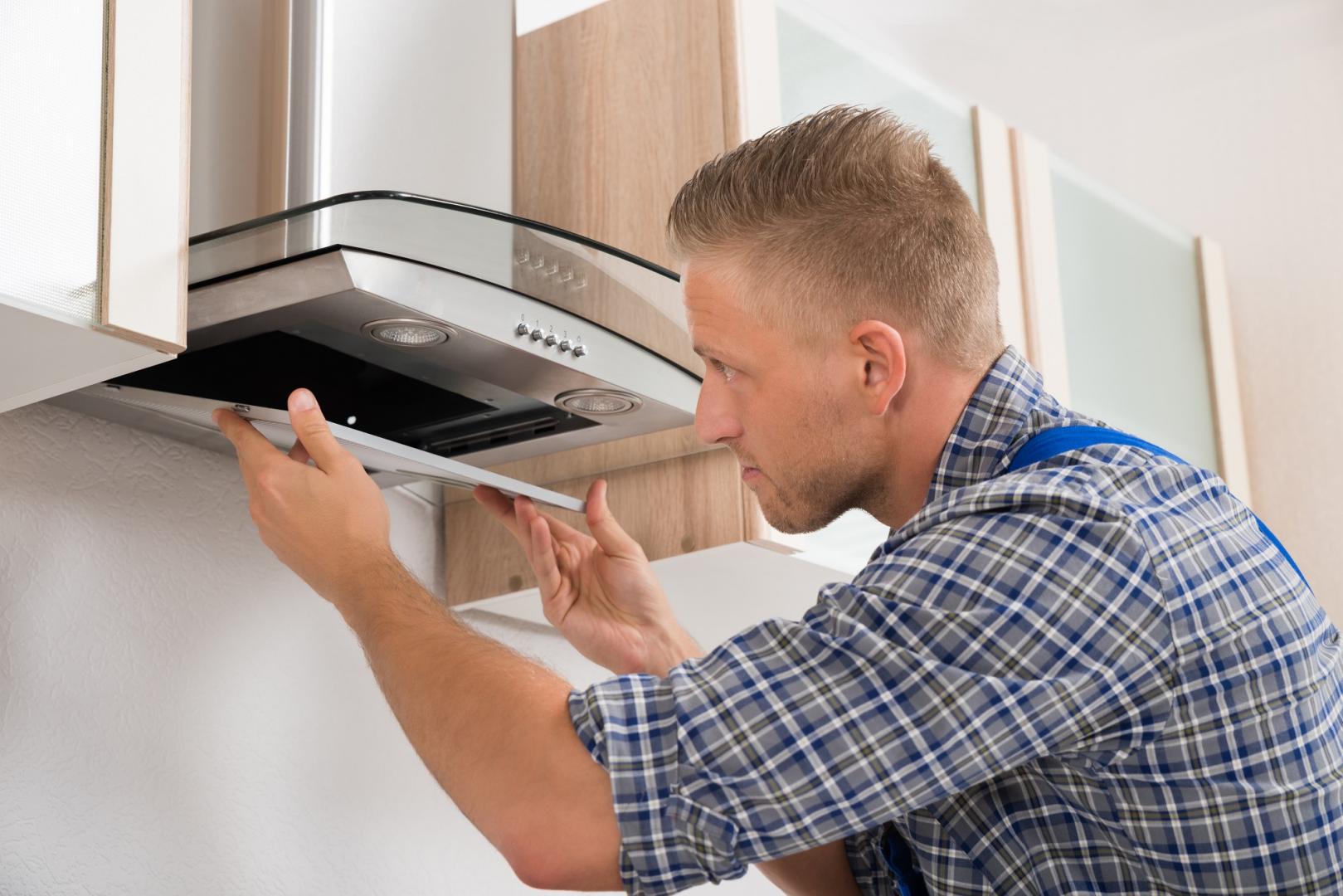 Range hood repair technician