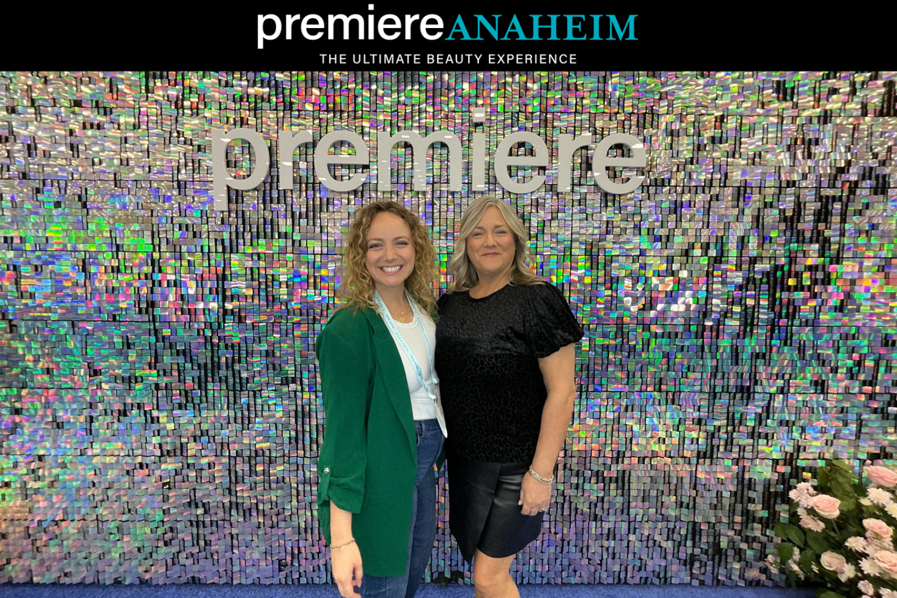 Brynne with salon owner