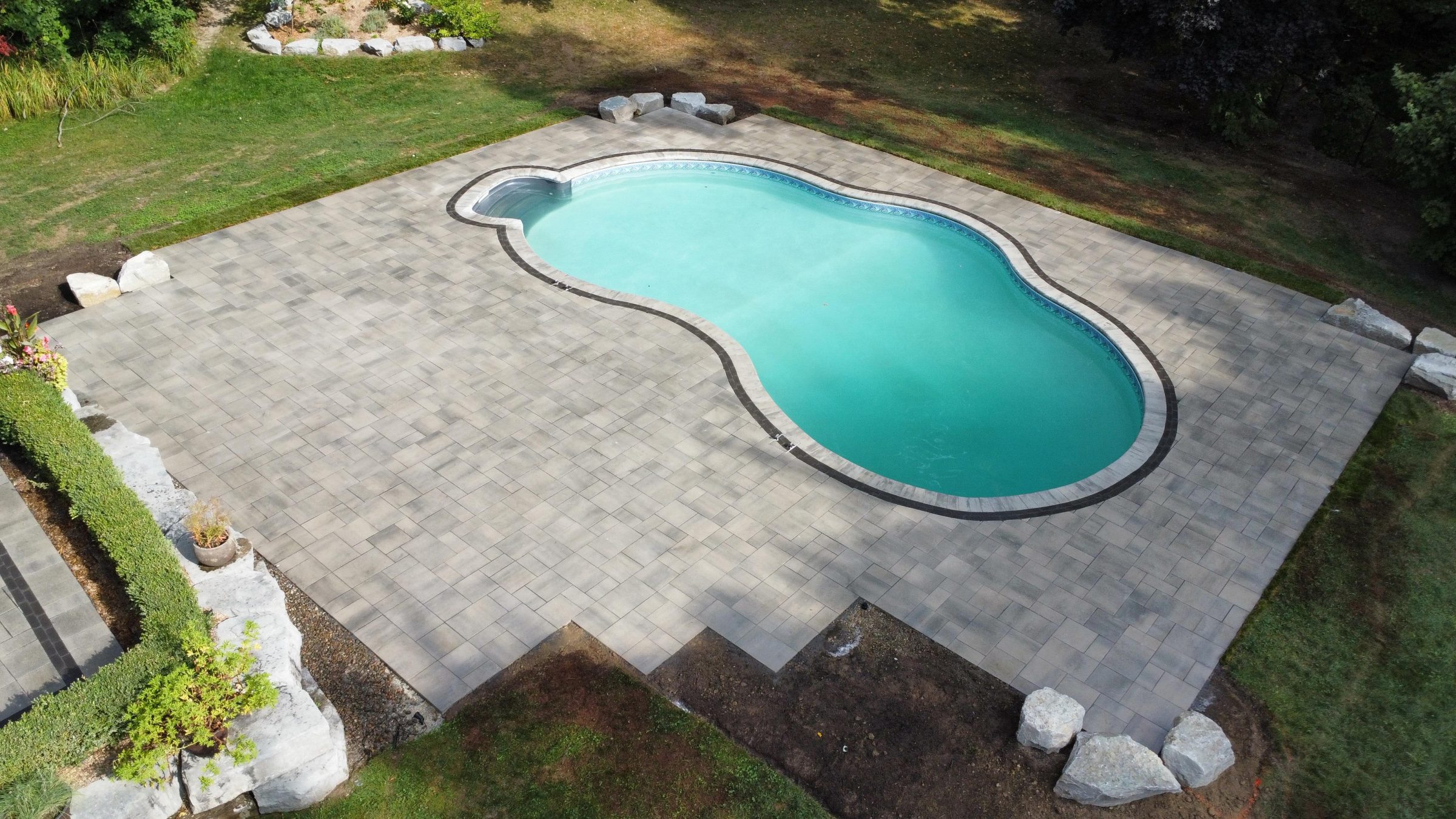 Stone Landscaping & Pools completed project