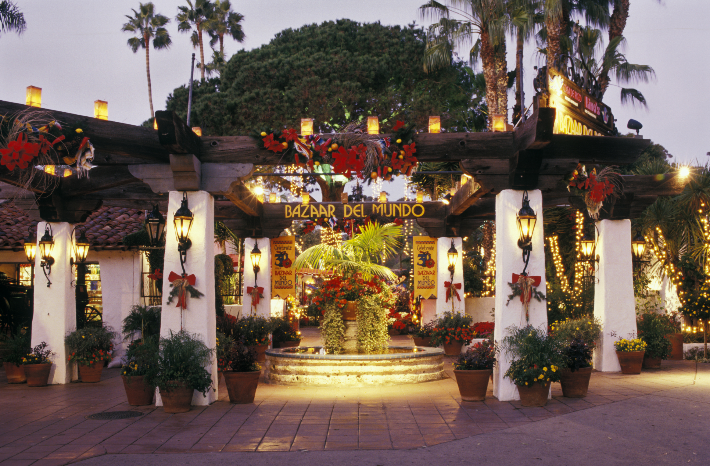 Historic courtyard restoration by Diane Powers in Old Town San Diego