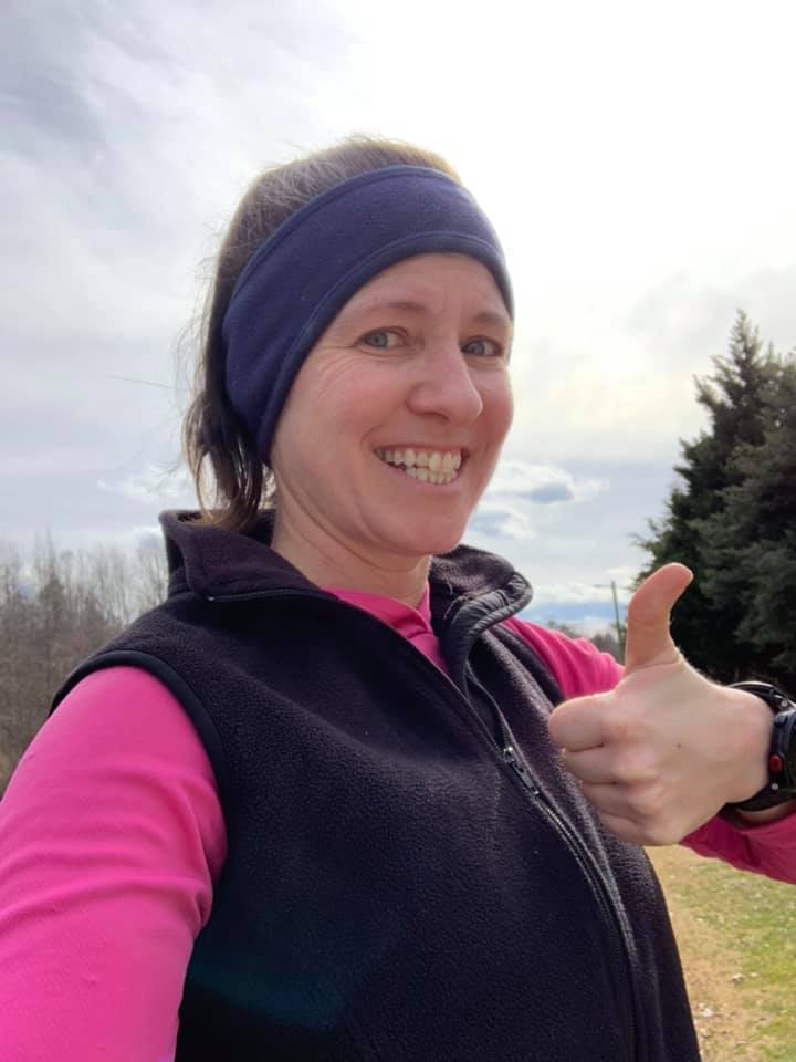 Bonnie Jean after a run