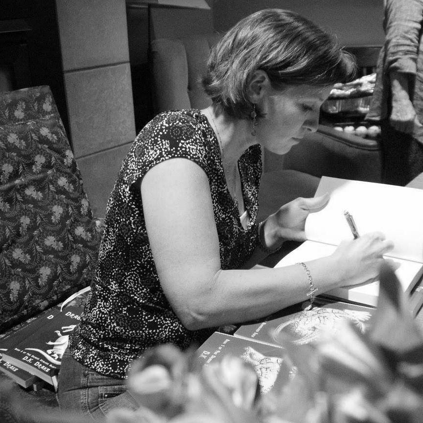 Bonnie Jean at a book signing