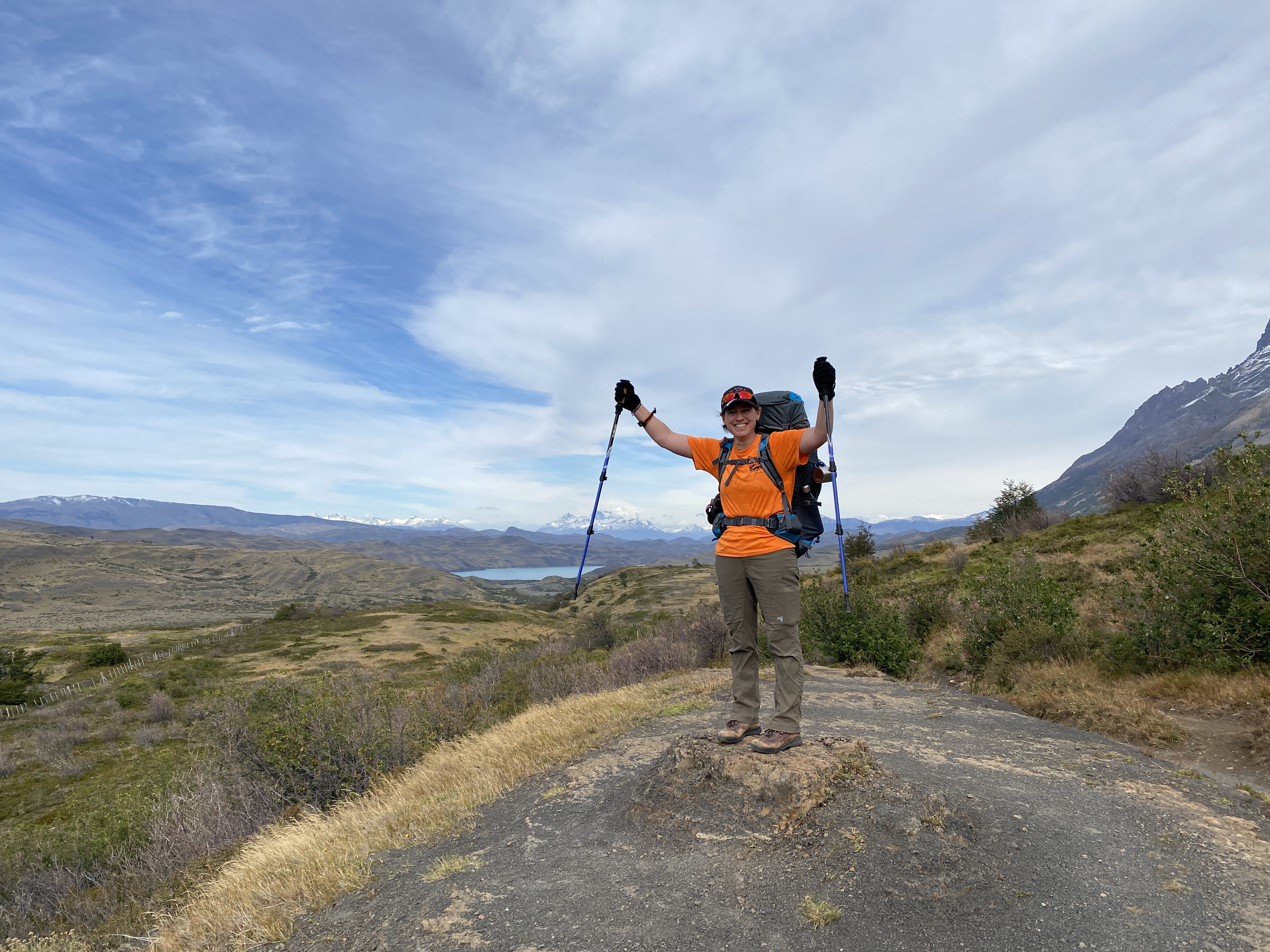 Bonnie Jean on the trail