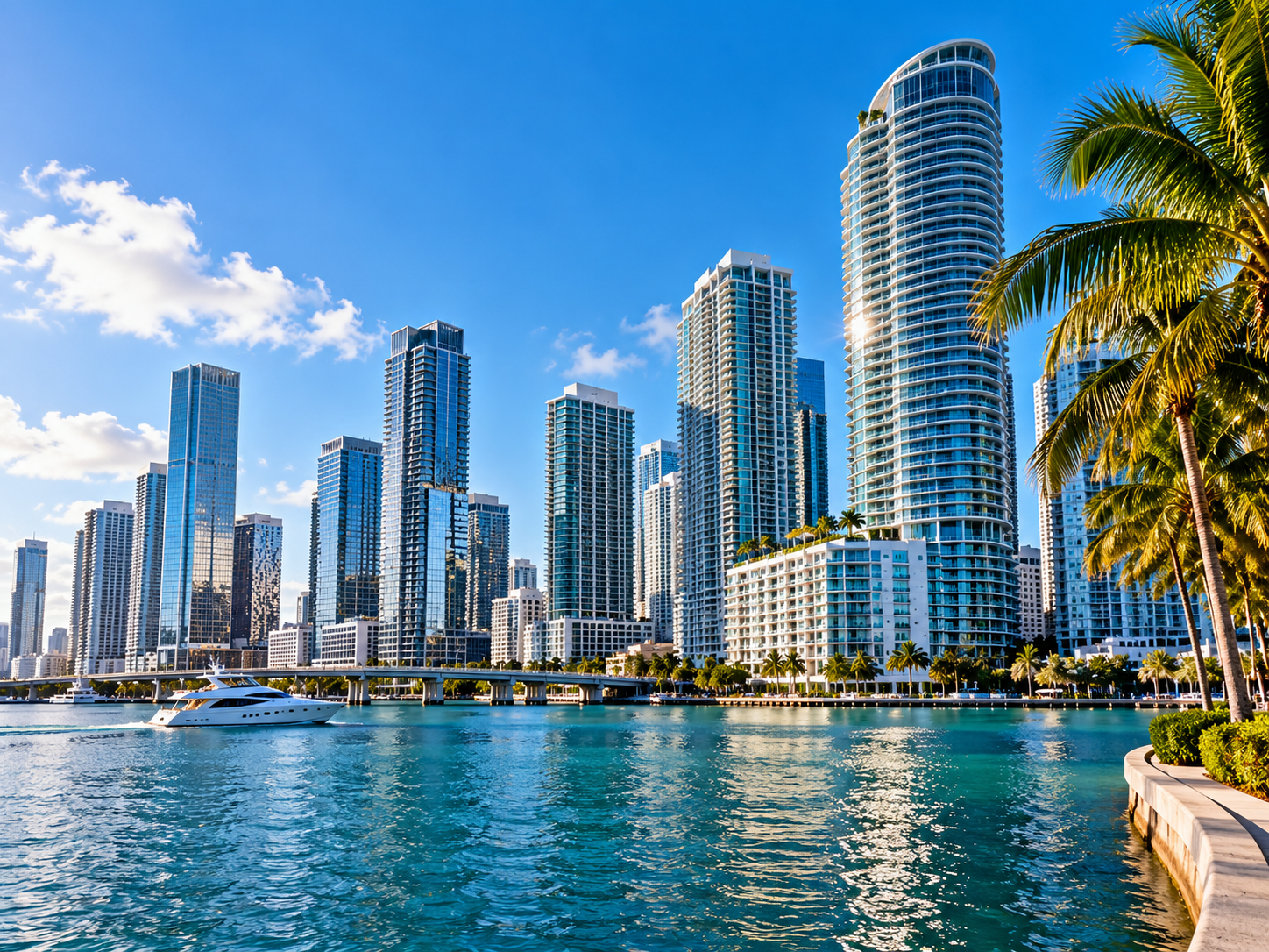 Florida city skyline