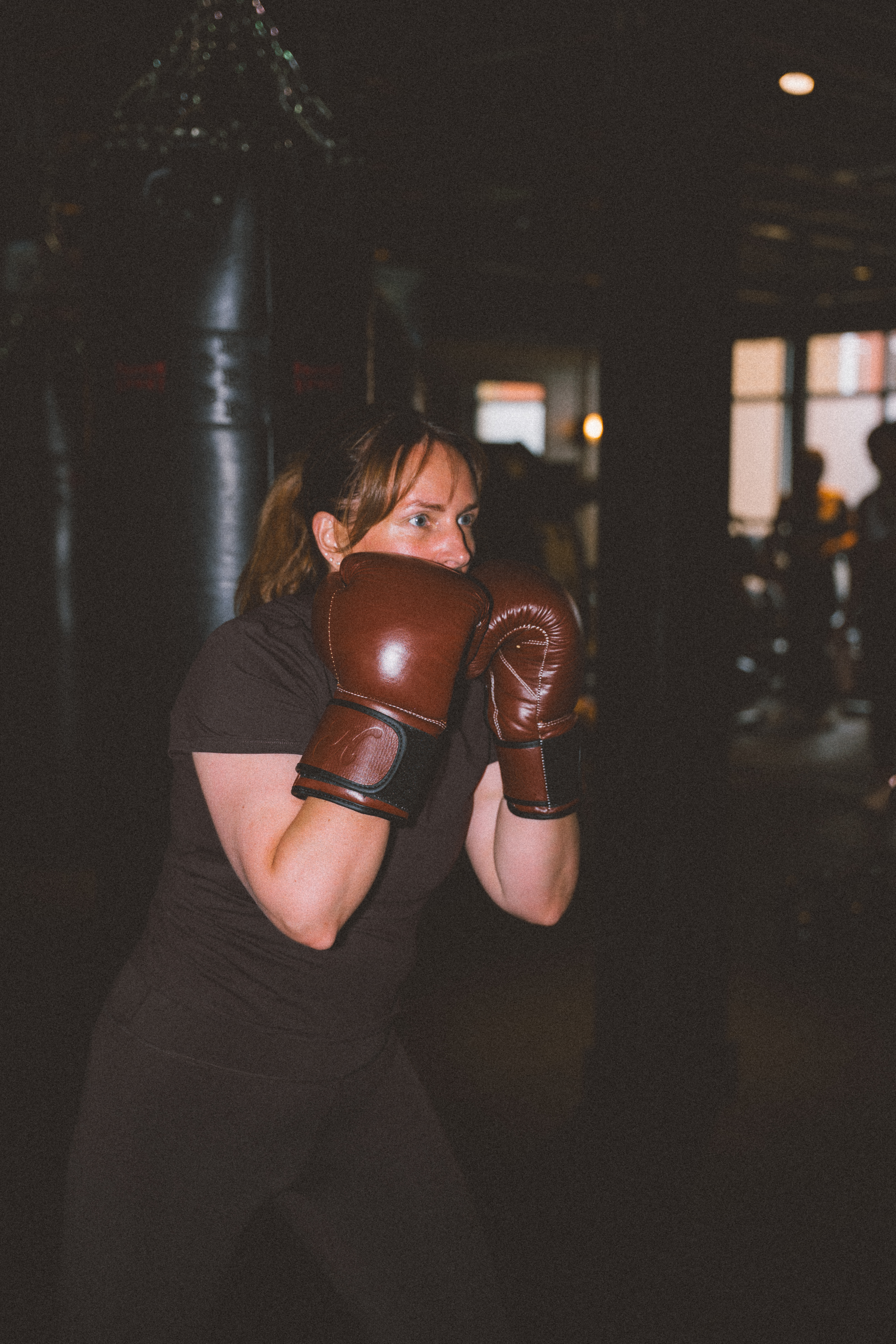 Boxing training at Hooked Training Club