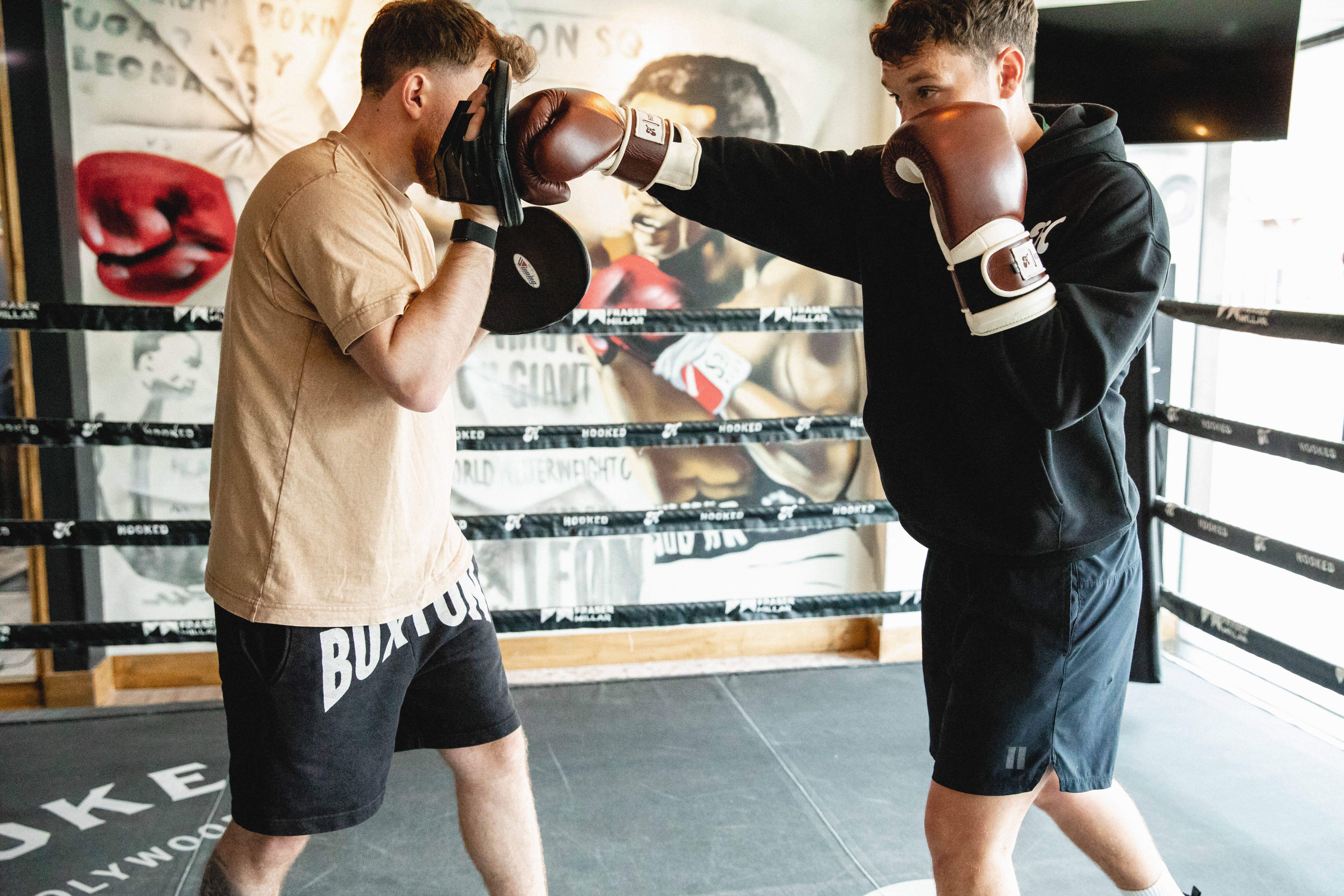 One-to-one boxing coaching at Hooked
