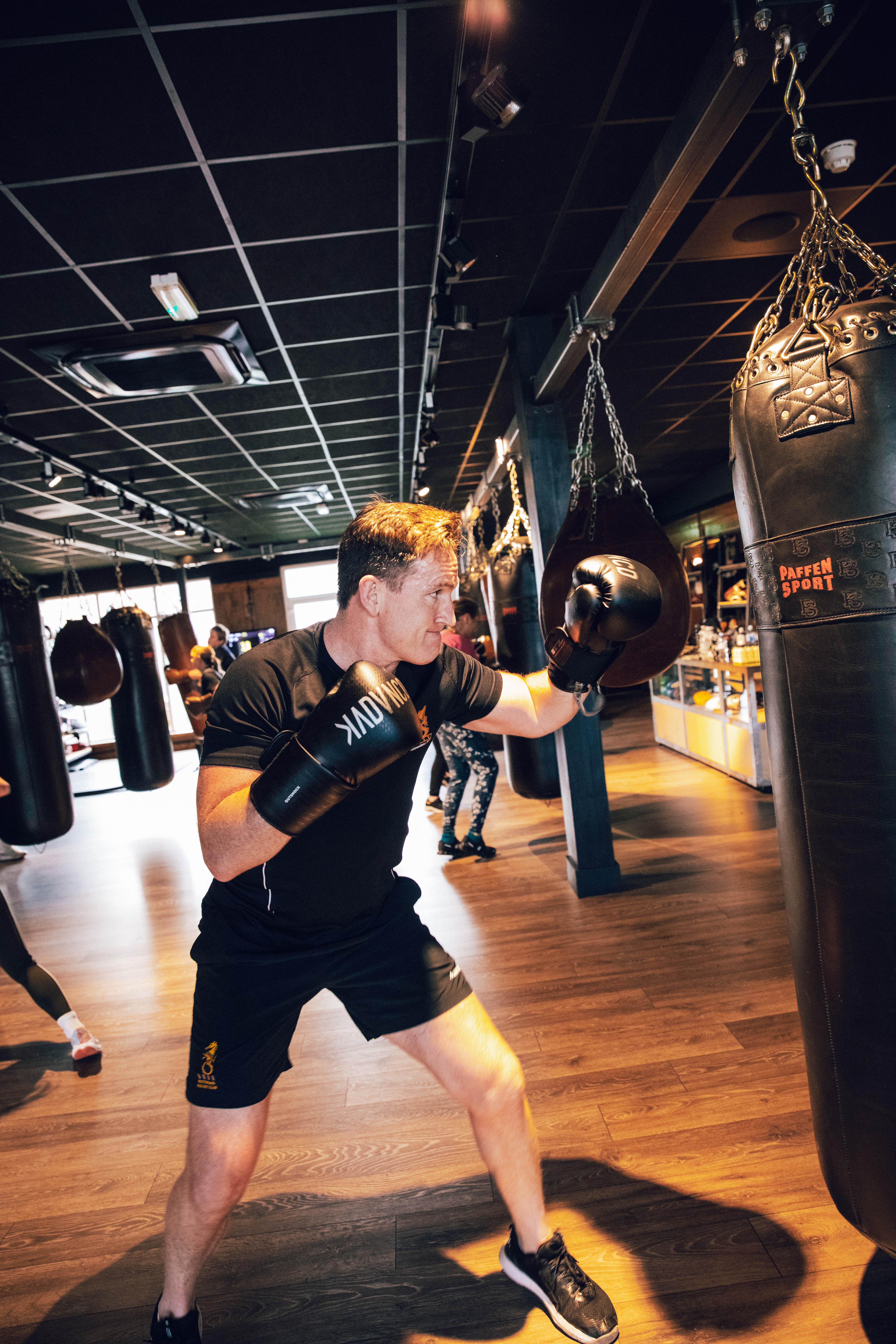Boxing session at Hooked