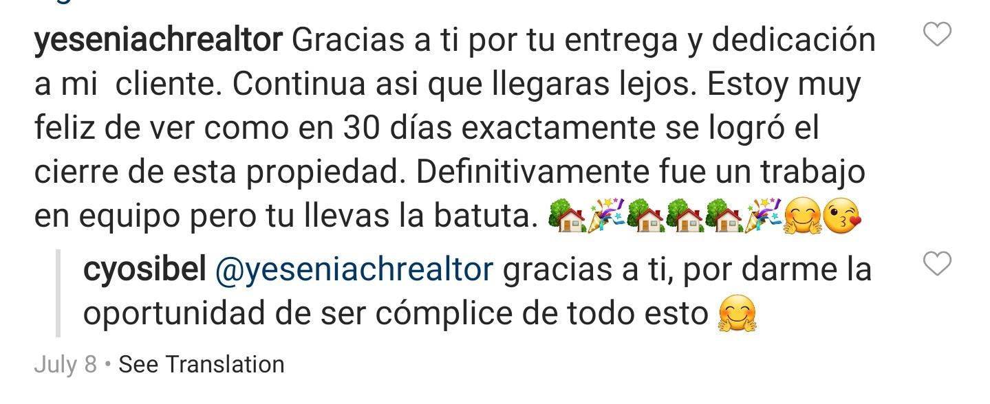 Testimonio cliente — cierre exitoso
