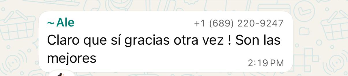 Testimonio cliente