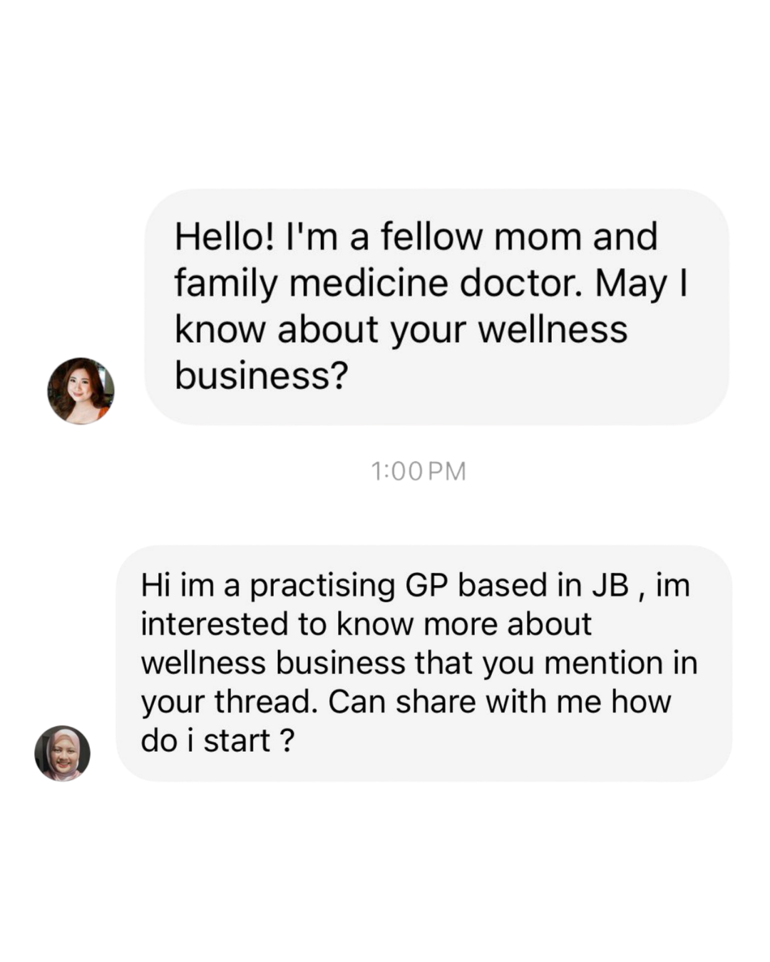 Testimonial screenshot from Dr Nan Jun, slot 2.