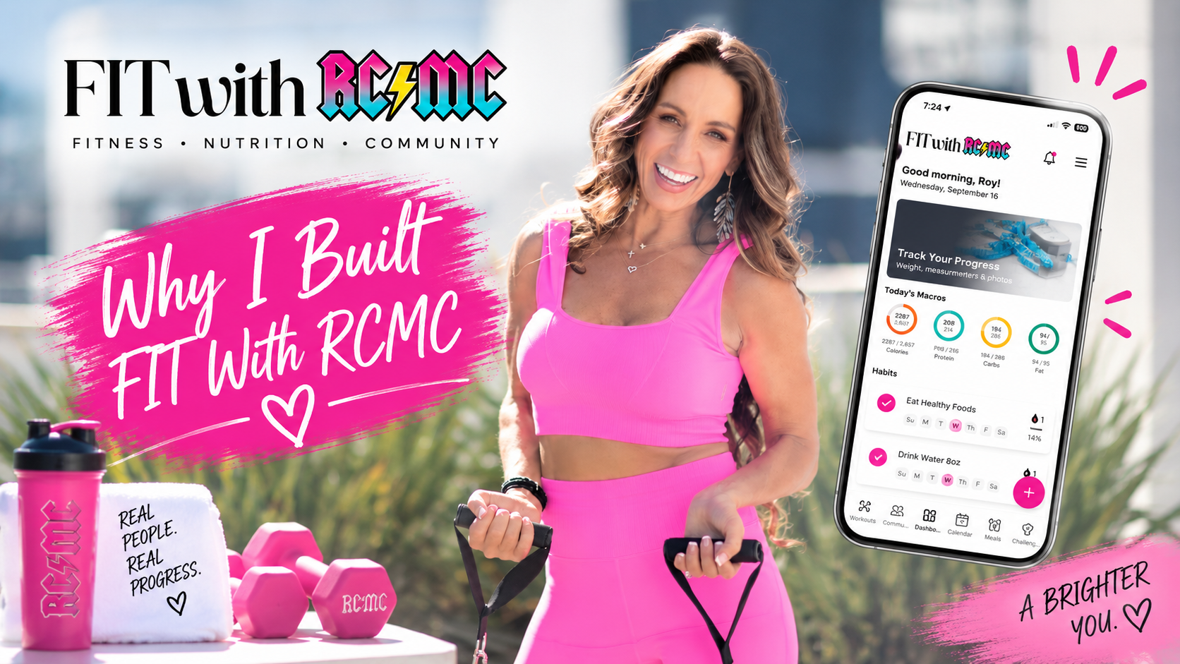 Founder video thumbnail: Why I built FIT With RCMC