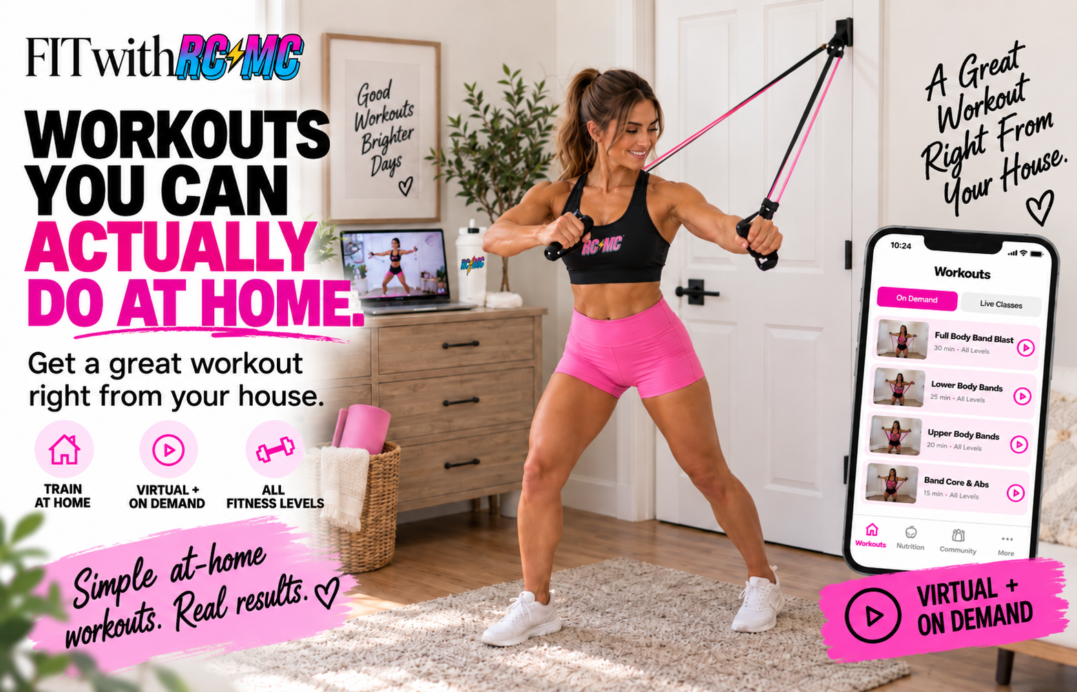 RCMC at-home resistance band workout