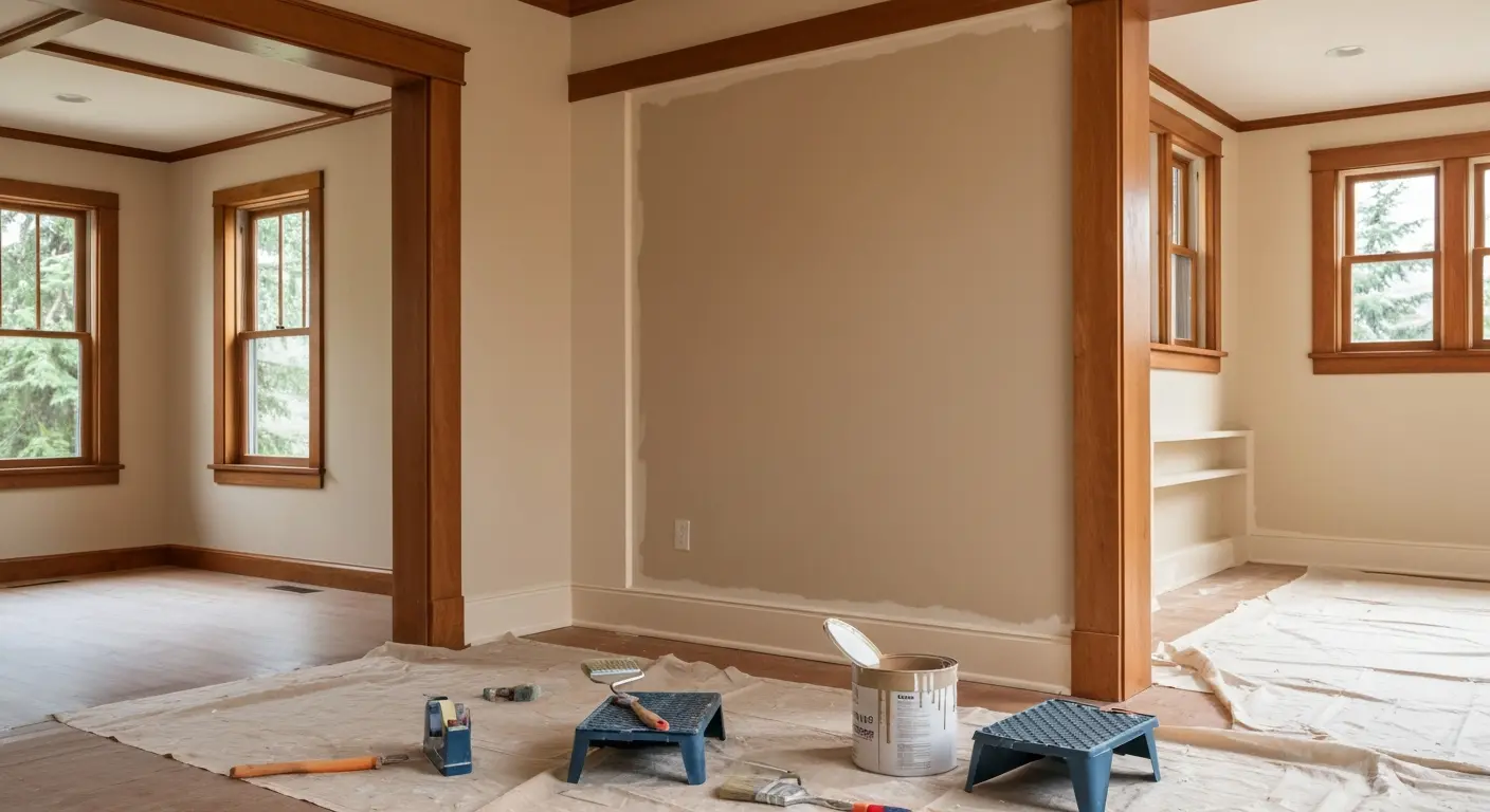 Interior painting project