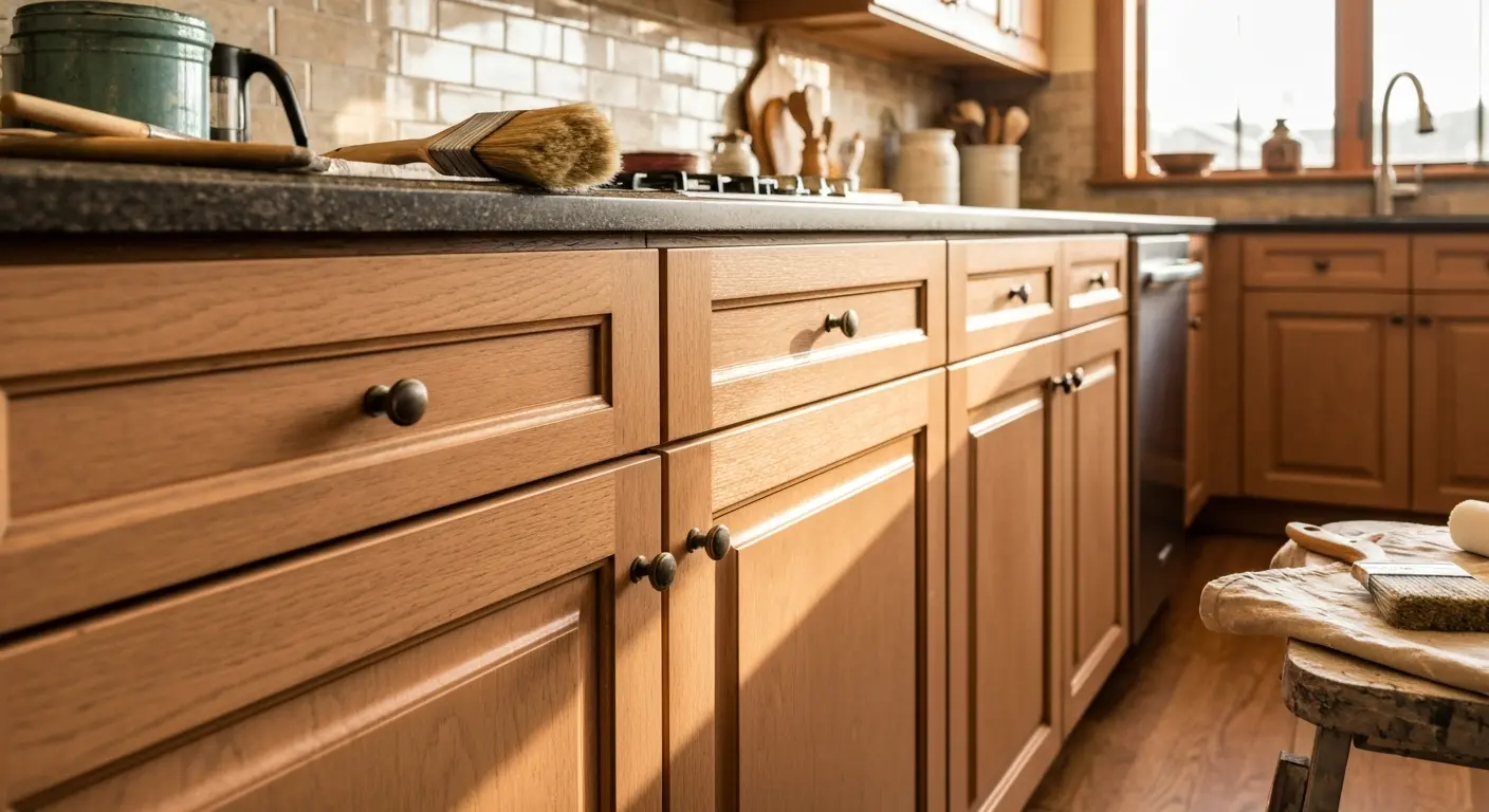 Cabinet painting and refinishing