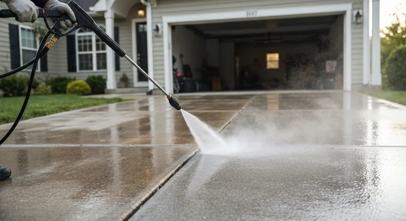 Pressure washing service