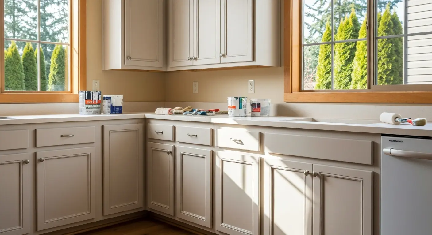 Cabinet and interior painting