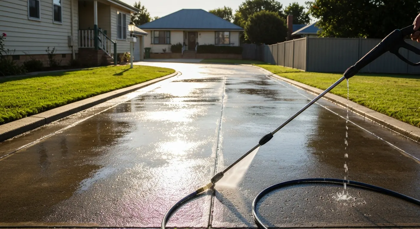 Pressure washing cleaning