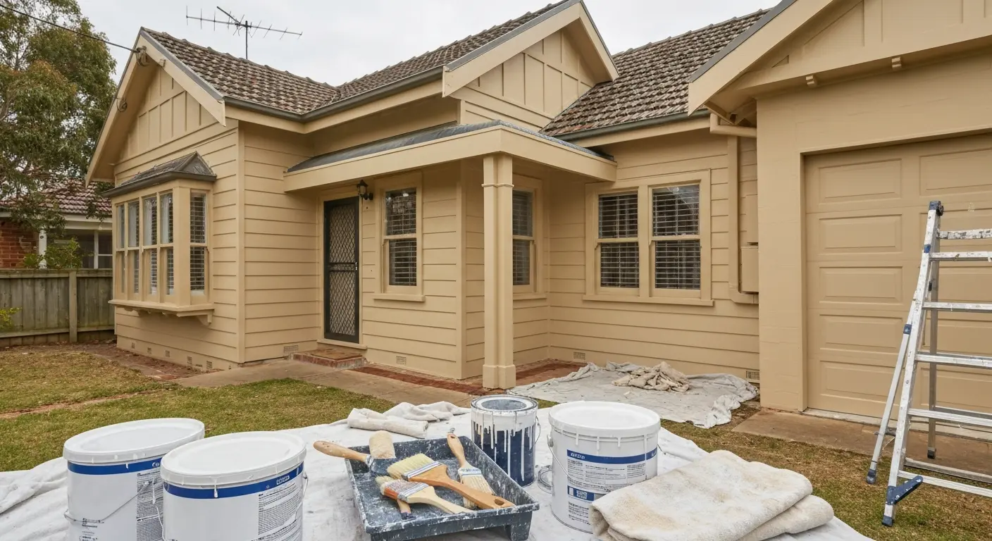 Exterior painting project