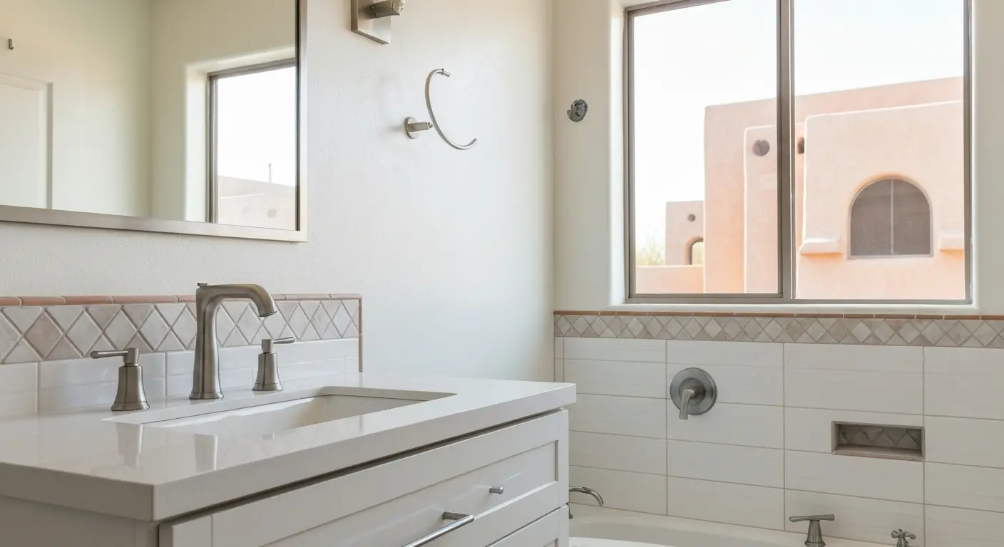 Modern bathroom remodel