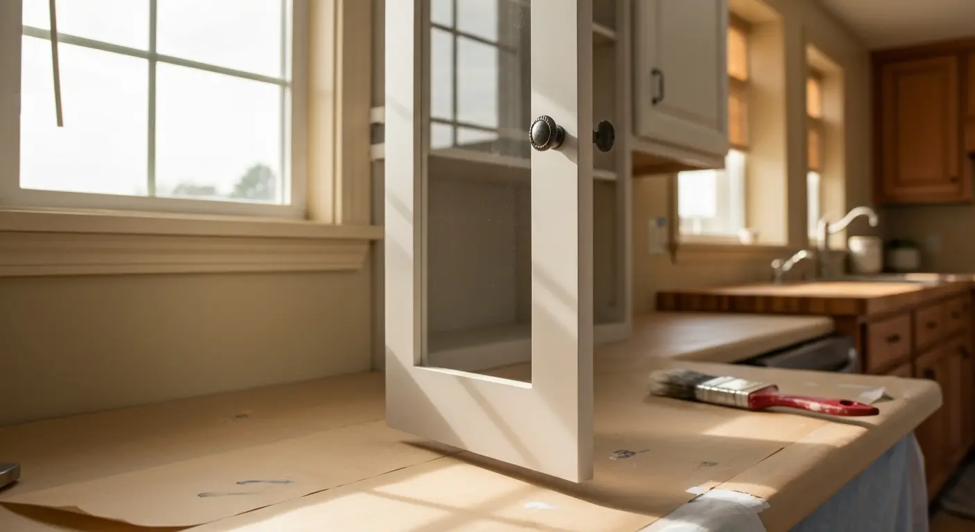 Interior painted kitchen