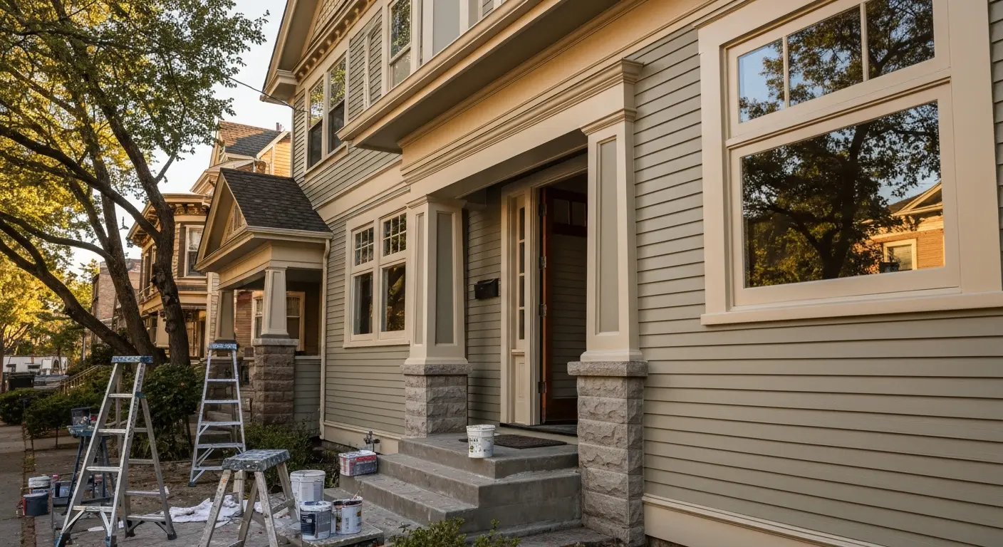 Exterior painting project