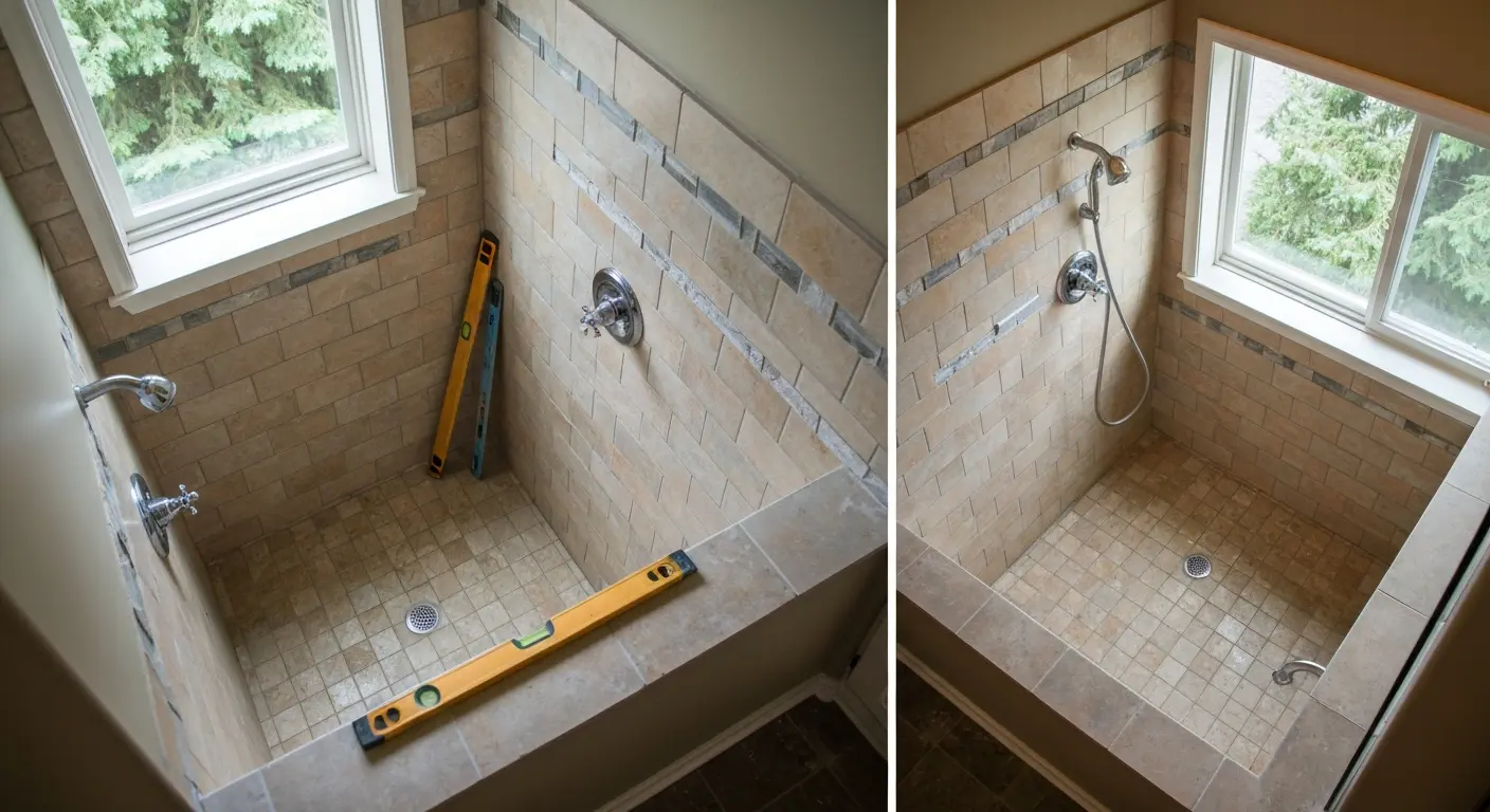 Tile shower project