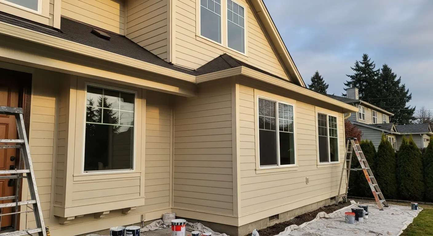 Exterior painting project