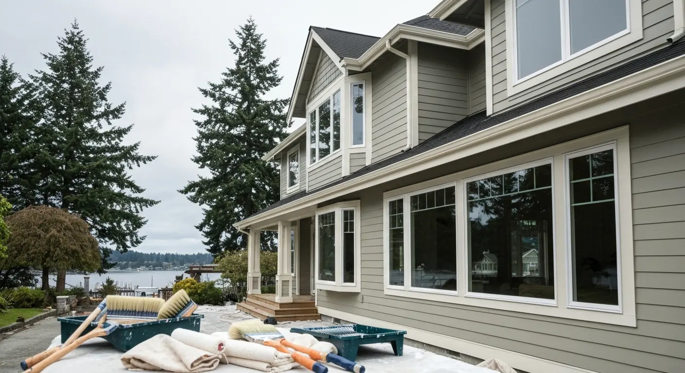 Exterior painting project