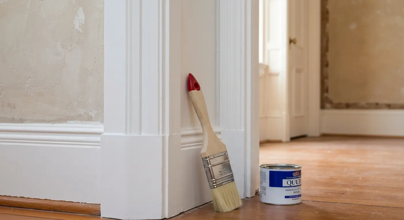 Trim and accent wall painting