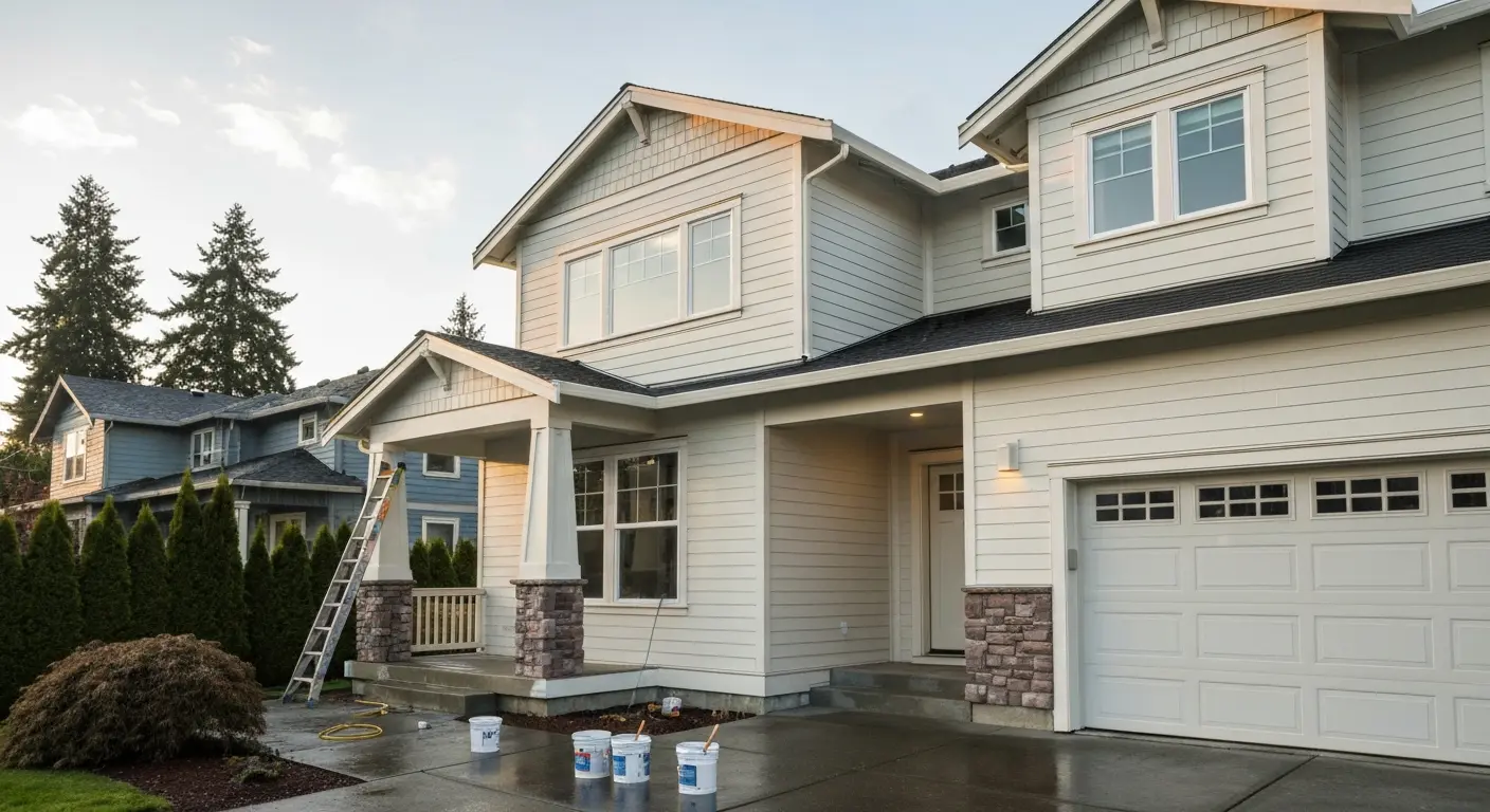 Exterior house painting