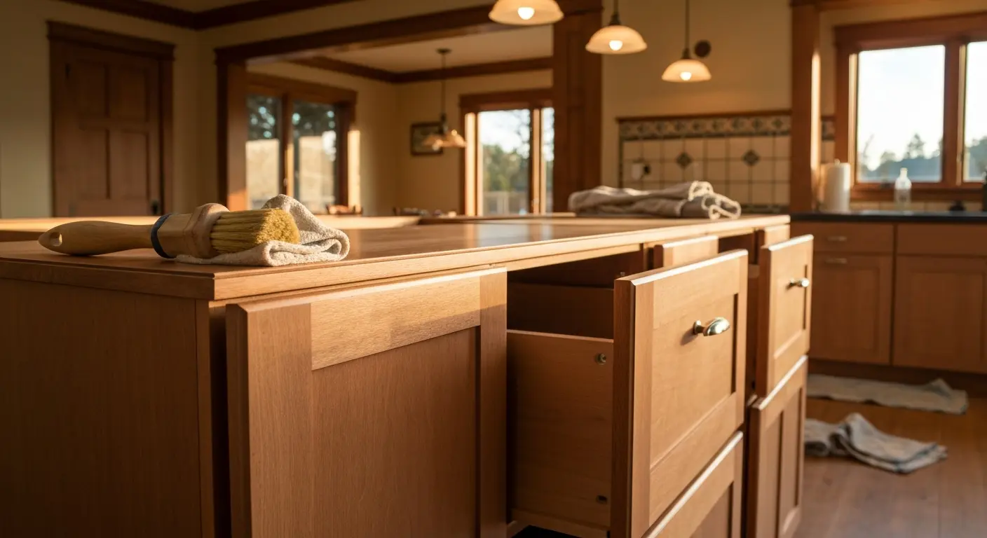 Cabinet refinishing project