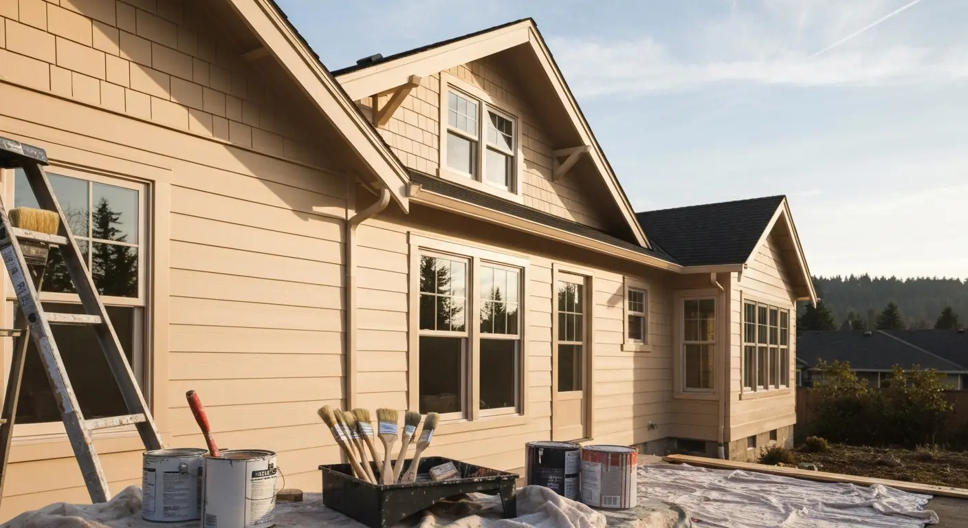 Exterior house painting