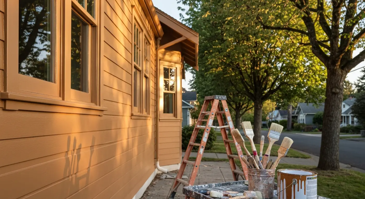 Exterior painting project