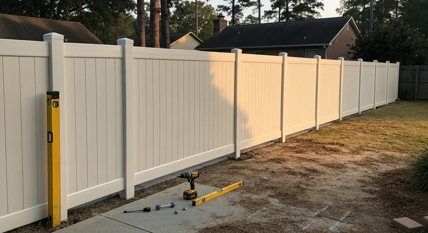 Pool fence installation