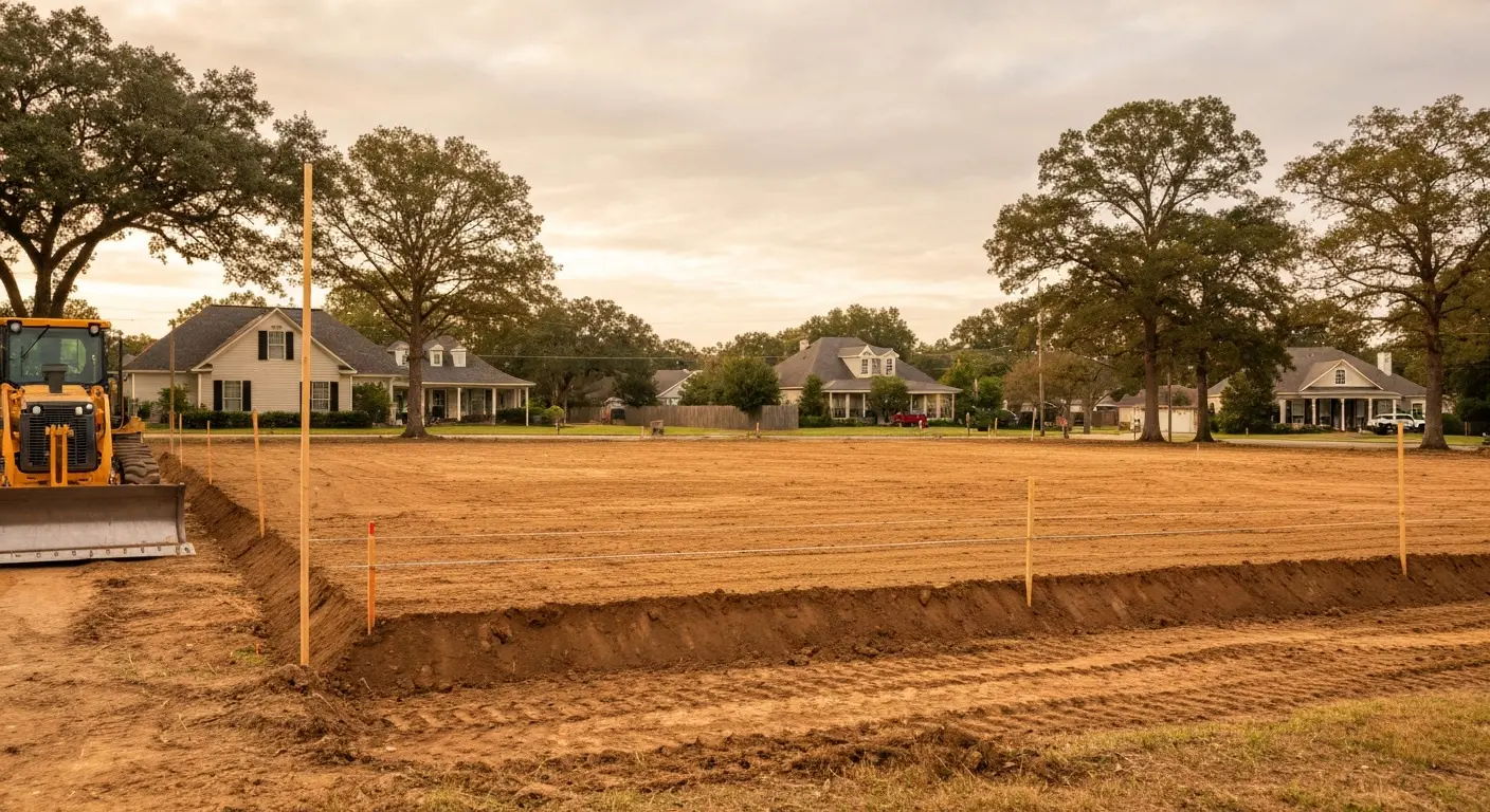 Residential grading project