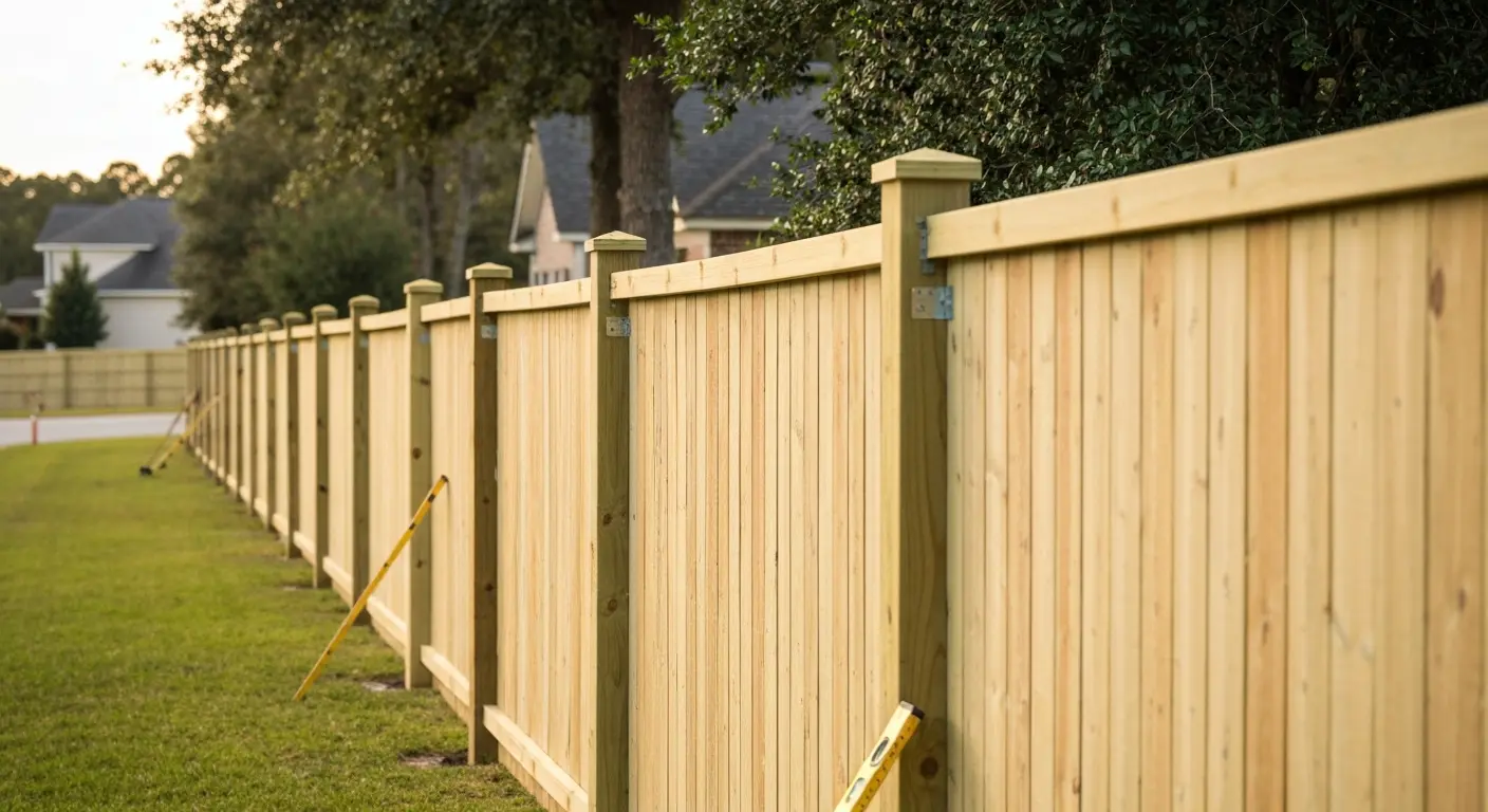 Fence installation project