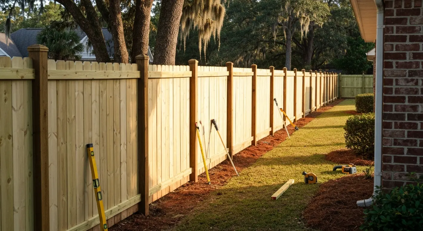 Residential fence project