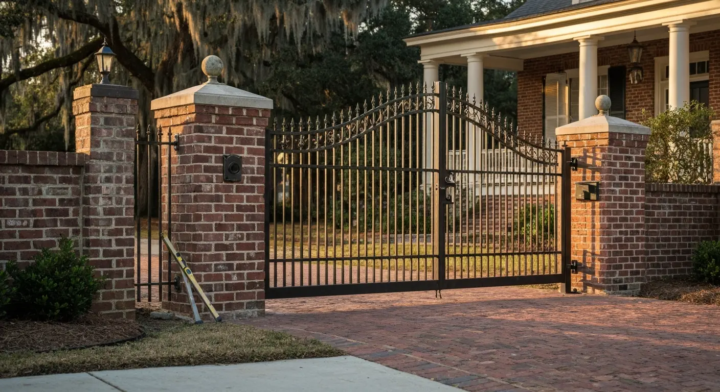 Custom gate installation