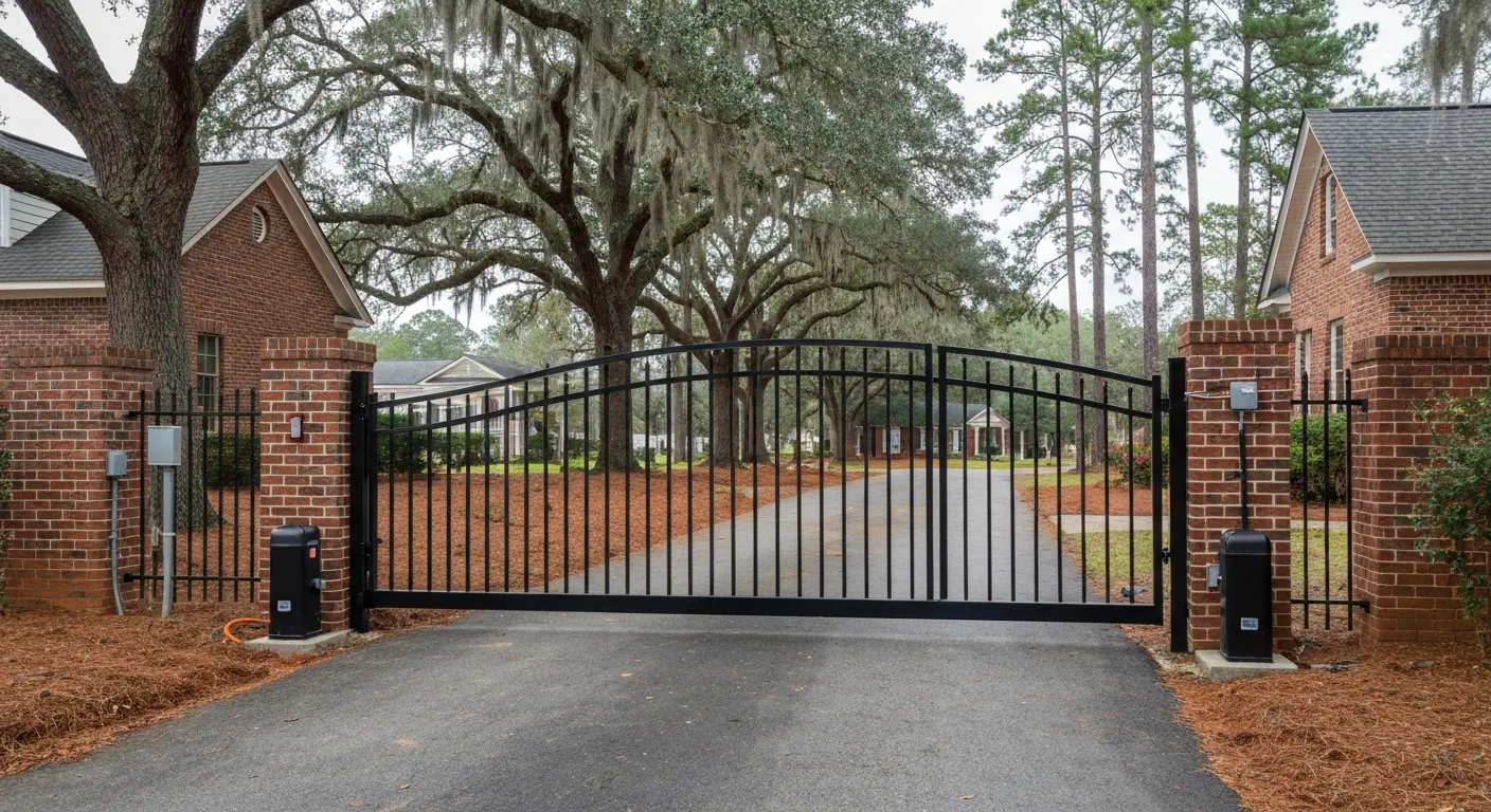 Automatic gate system installation