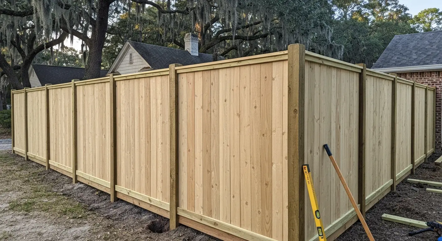 Residential fence project