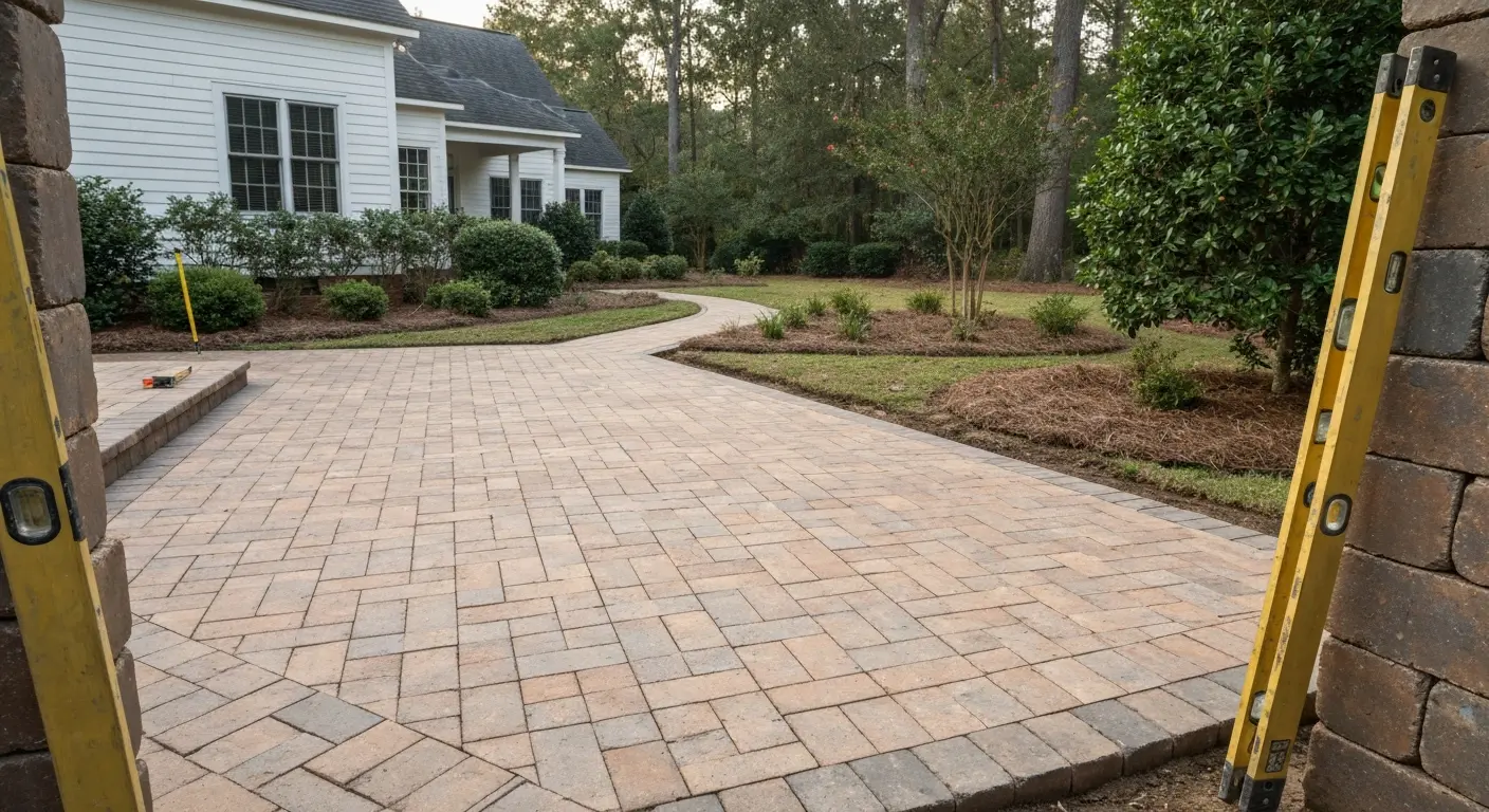Hardscape patio and walkway