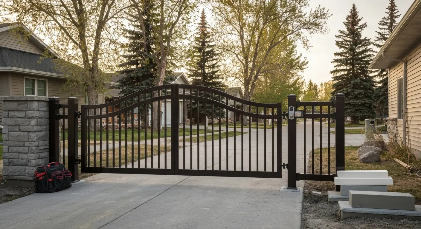 Custom gate installation