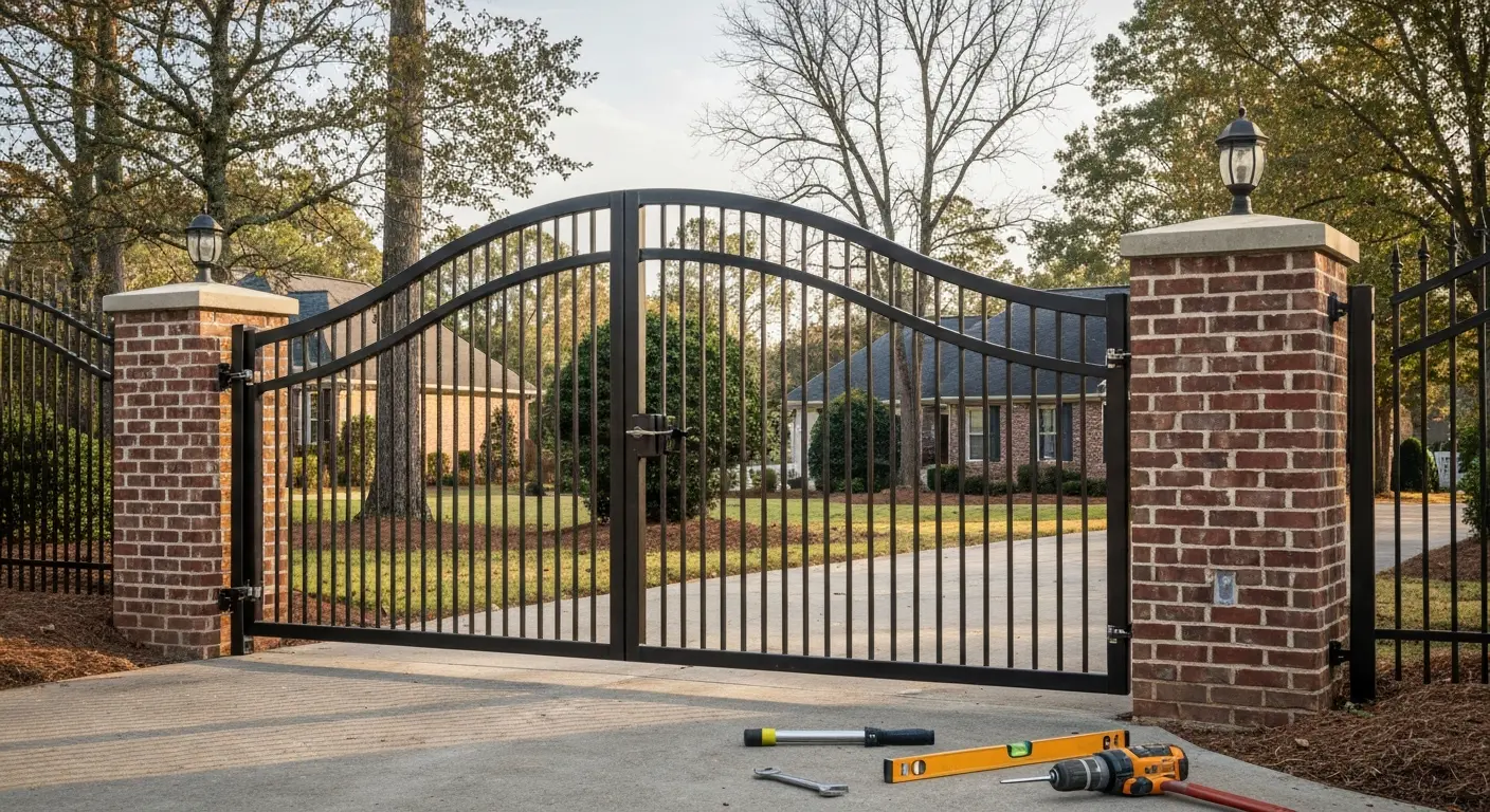 Custom gate installation