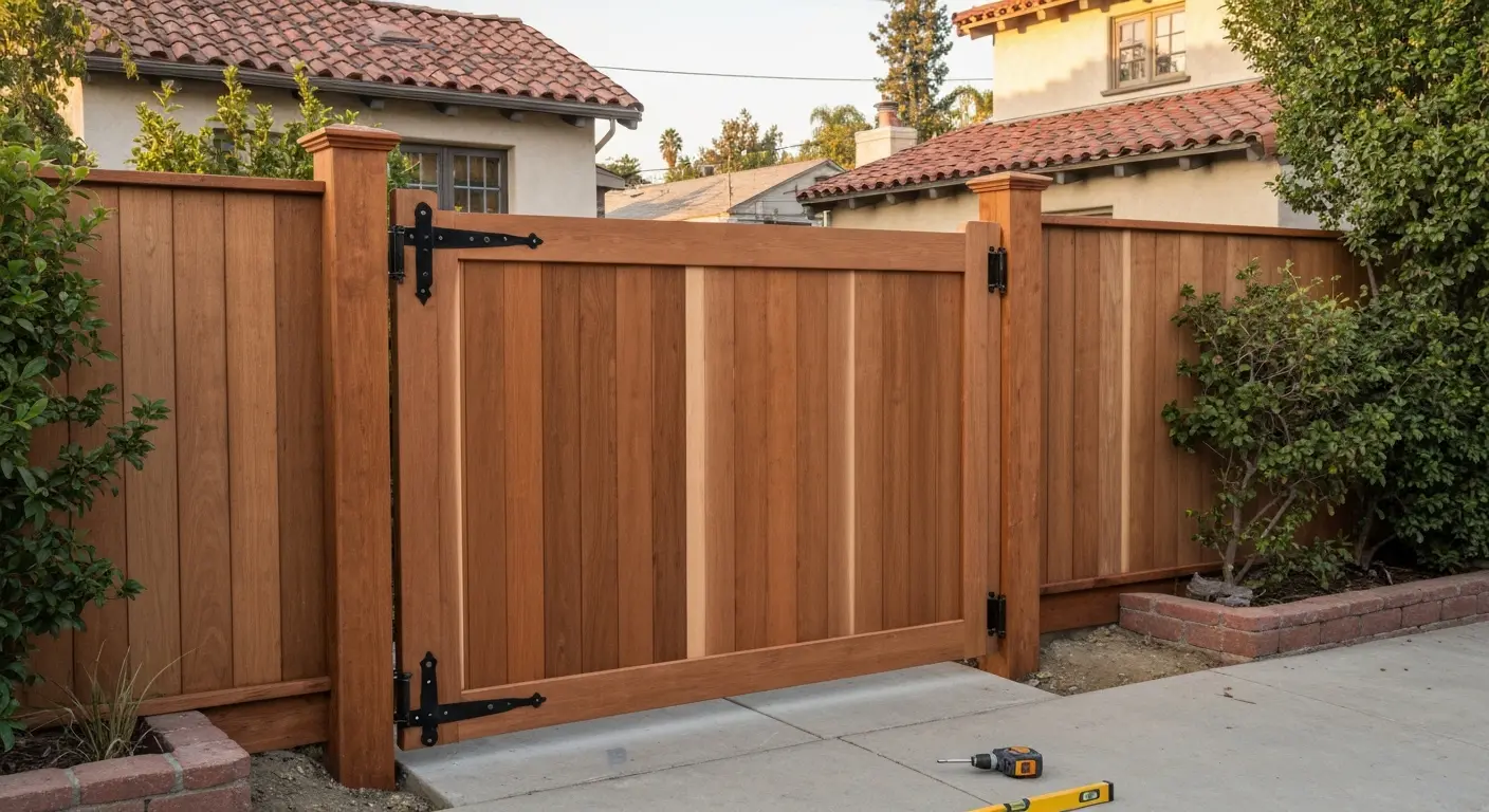 Custom gate installation