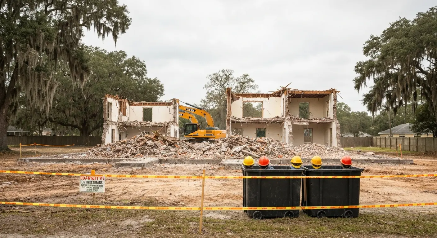 Building demolition project