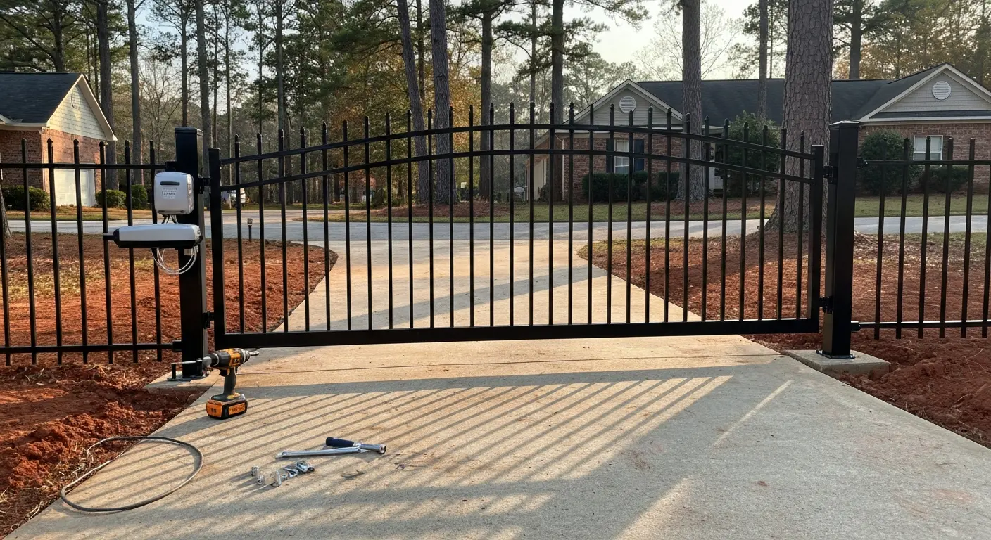 Custom gate installation
