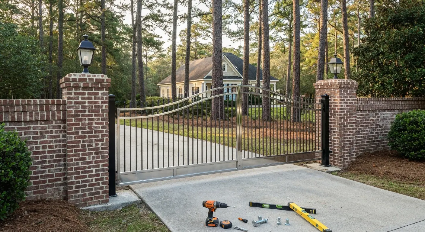 Custom gate installation
