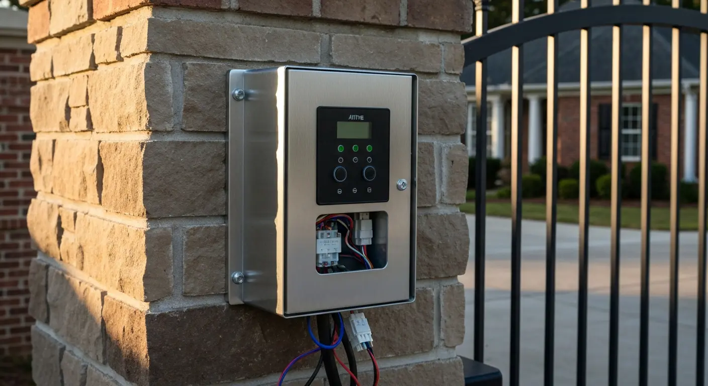 Gate automation system control panel