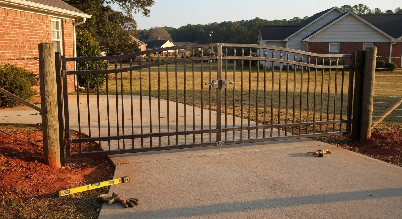 Custom gate installation