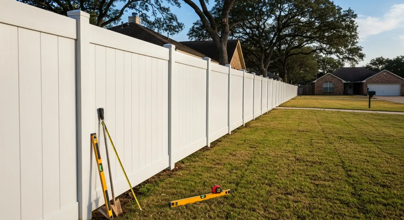 Residential fence installation in Belton